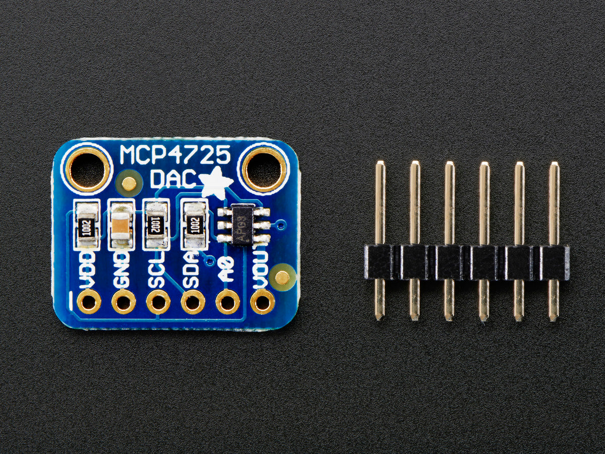 Adafruit MCP4725 Breakout Board, 12-Bit DAC, I2C, STEMMA QT, 935