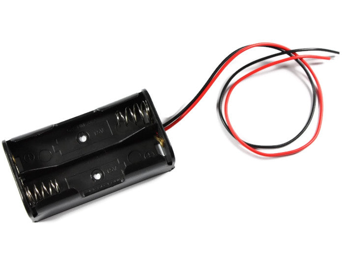 Batteriehalterung für 2x AA/Mignon mit Anschlussleitung