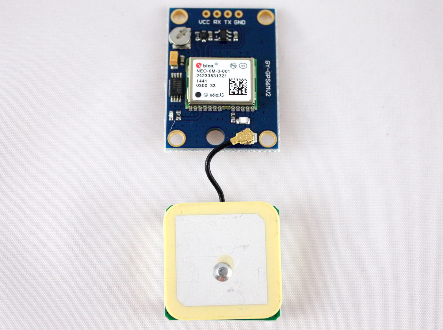 GPS-Modul mit u-blox NEO-6M und Keramikantenne für Arduino und Flugregler