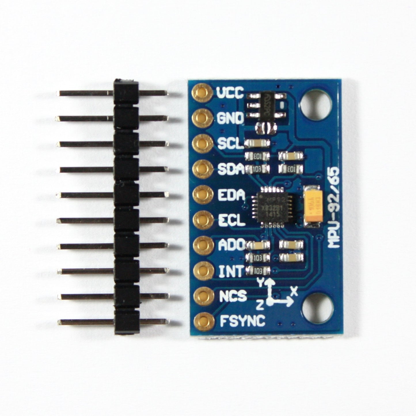 MPU-9250 Module, 3-Axis Accelerometer, 3-Axis Gyroscope and 3-Axis Magnetometer, 9DOF, I2C, SPI