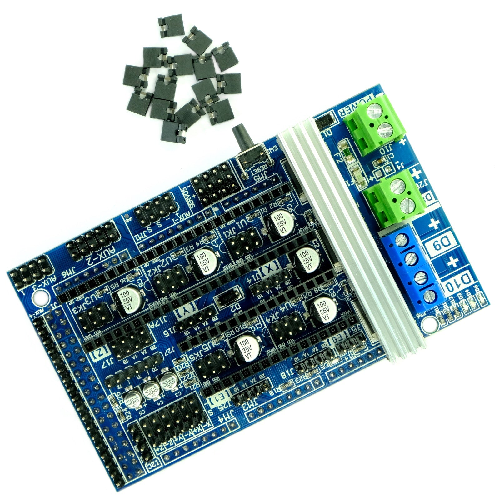 Arduino Mega Plus Ramps RAMPS 1.6 Shield für Arduino Mega, RepRap 3D-Drucker | Paradisetronic.com
