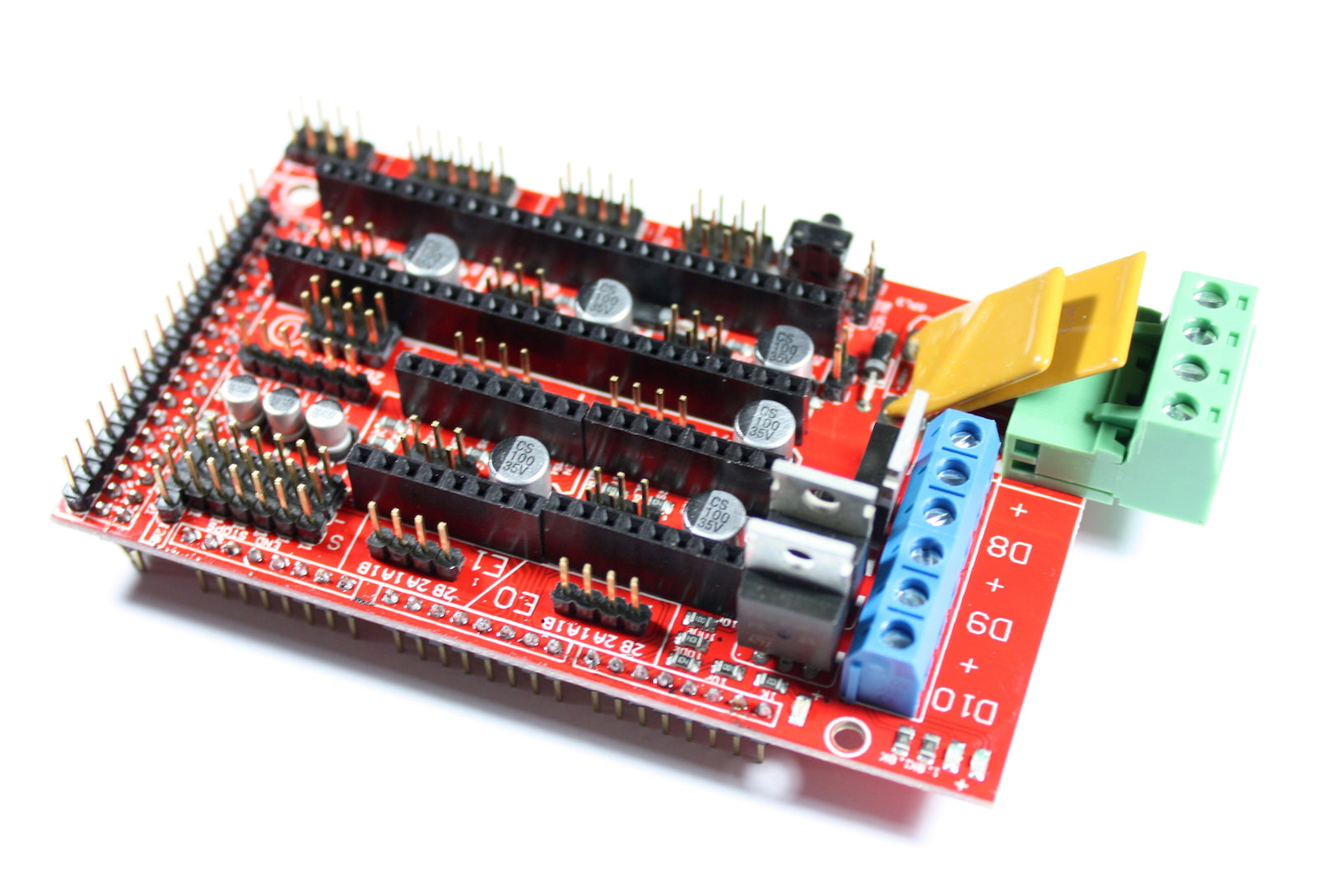 Arduino Reprap Ramps Alternative RepRap Arduino Mega Pololu Shield (RAMPS) 1.4 | Paradisetronic.com