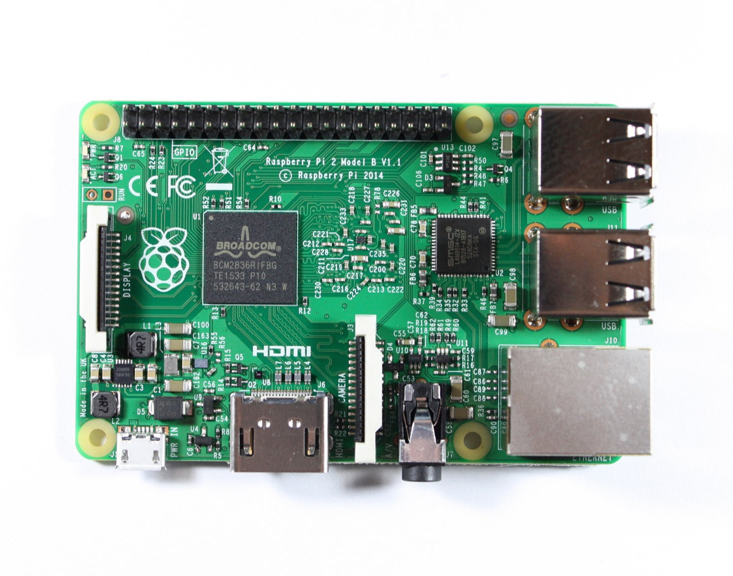 Raspberry Pi 2, Model B, UK, 1GB