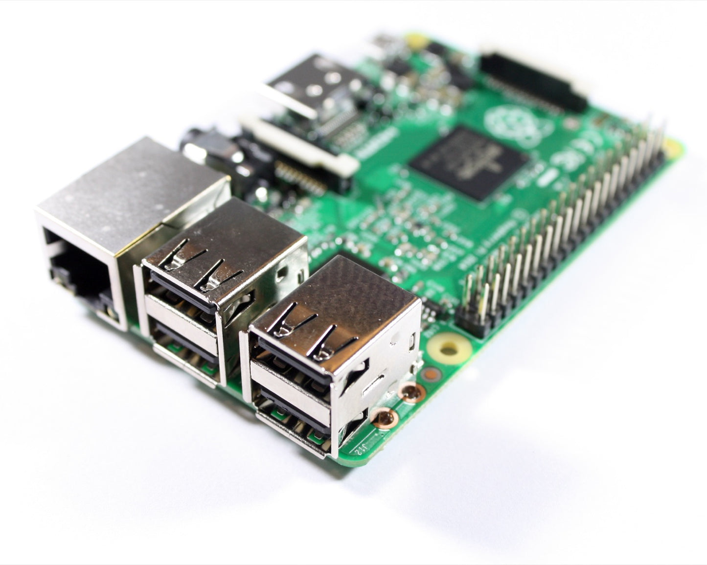 Raspberry Pi 3, Model B, 64-Bit 1,2 GHz Quad-Core ARMv7, WLAN, BLE, 1GB RAM, Made in UK