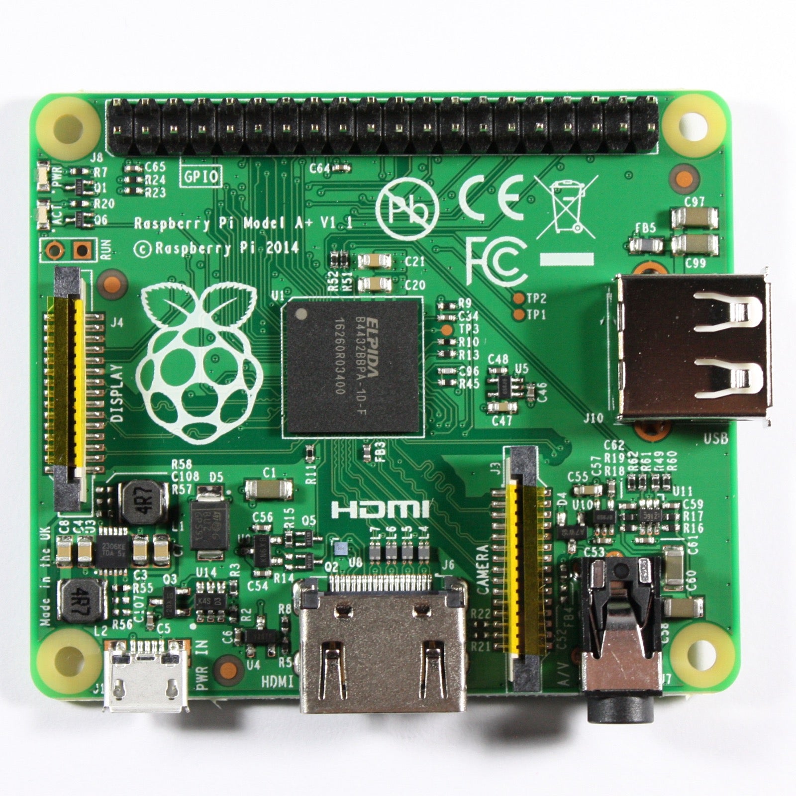 Raspberry Pi, Model A+, 512MB RAM, Made in UK | Paradisetronic.com